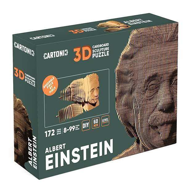 3D-пазлы - 3D пазл Cartonic Albert Einshtein (CARTMALB)#5