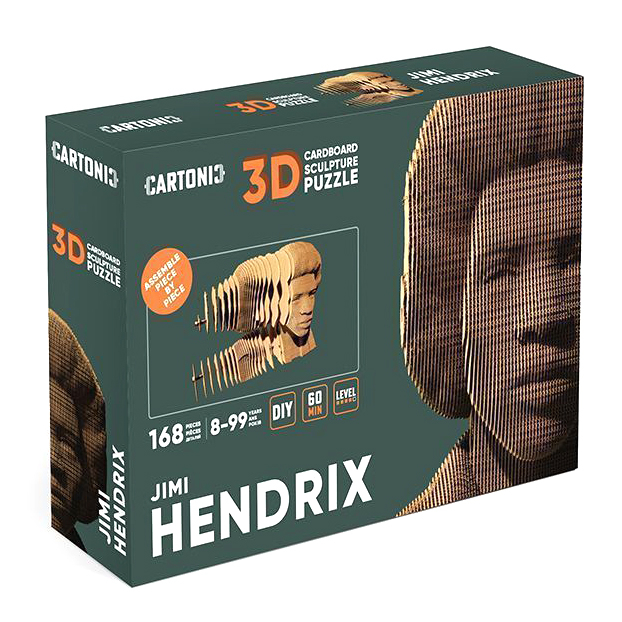 3D-пазлы - 3D пазл Cartonic Jimi Hendrix (CARTMJMH)#5