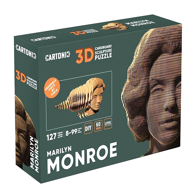 3D-пазли - 3D пазл Cartonic Marilyn (CARTMMMN)#5