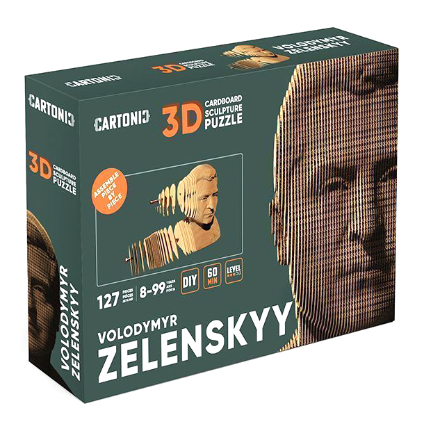 3D-пазли - 3D пазл Cartonic Zelenskyy (CARTMZEL)#5
