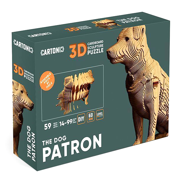 3D-пазли - 3D пазл Cartonic Patron the dog (CARTPATR)#4