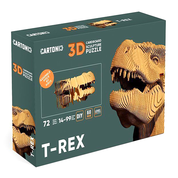 3D-пазлы - 3D пазл Cartonic T-Rex (CARTREX)#4