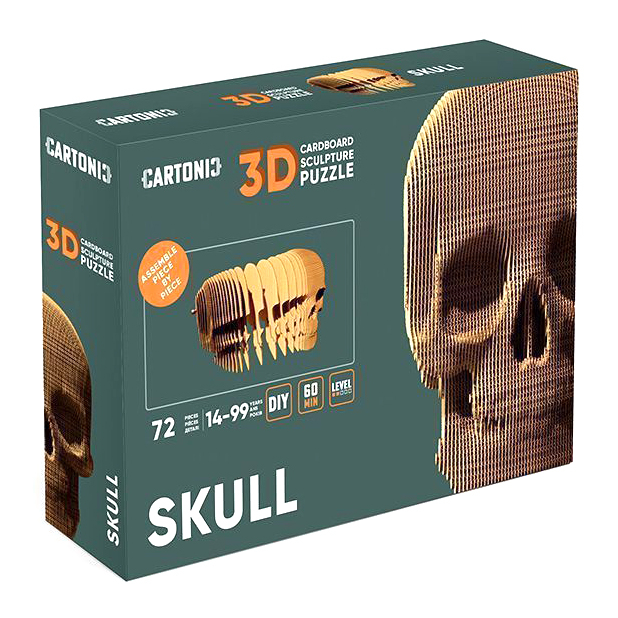 3D-пазли - 3D пазл Cartonic Skull (CARTSKUL)#5