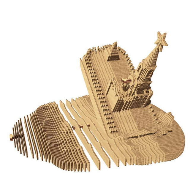 3D-пазли - 3D пазл Cartonic The end of Russian warship (CARTEND)#3