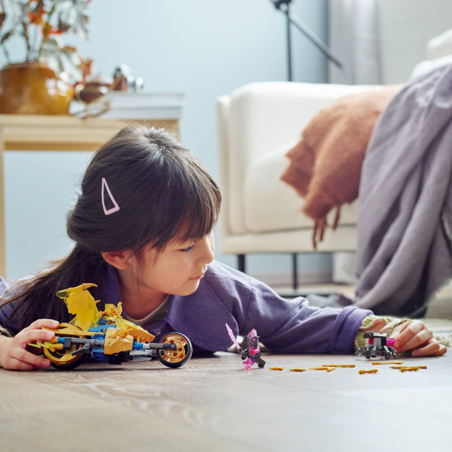 Конструкторы LEGO - Конструктор LEGO NINJAGO Мотоцикл золотого дракона Джея (71768)#5