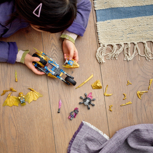 Конструкторы LEGO - Конструктор LEGO NINJAGO Мотоцикл золотого дракона Джея (71768)#6