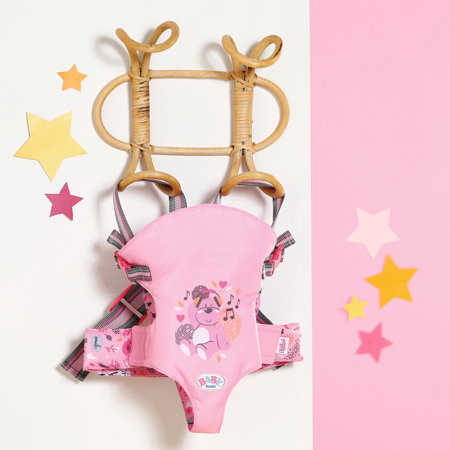 Одежда и аксессуары - Рюкзак-кенгуру для куклы Baby Born День Рождения Рядом с мамой (832462)#4