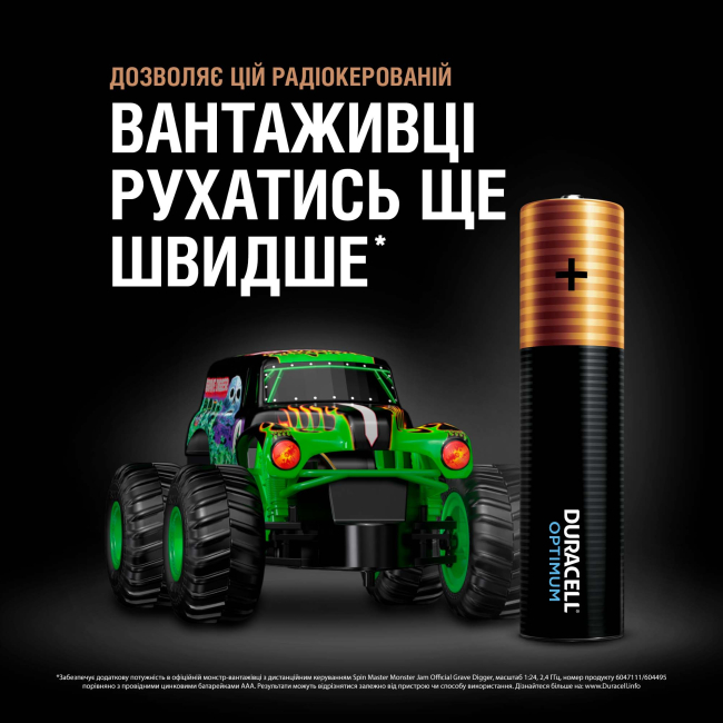 Акумулятори і батарейки - Батарейки алкаліновi Duracell Optimum AAA CEE GEN3 8 штук (5000394158962)#4