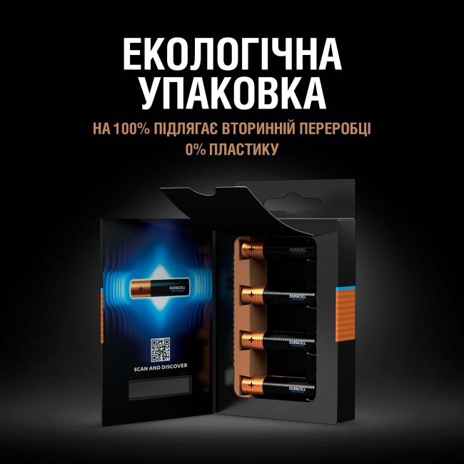Акумулятори і батарейки - Батарейки алкаліновi ​Duracell Optimum AAA CEE GEN3 8 штук (5000394158962)#6