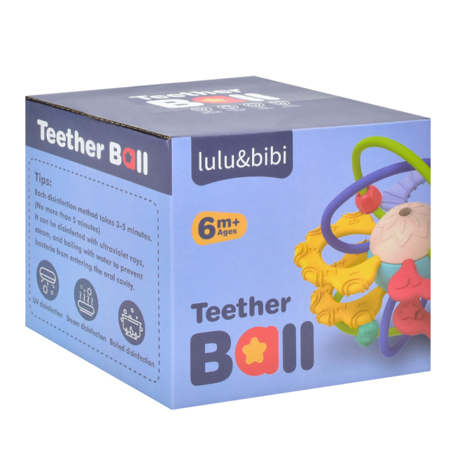 Брязкальця, прорізувачі - Брязкальце Shantou Jinxing Teether ball (W1005)#2