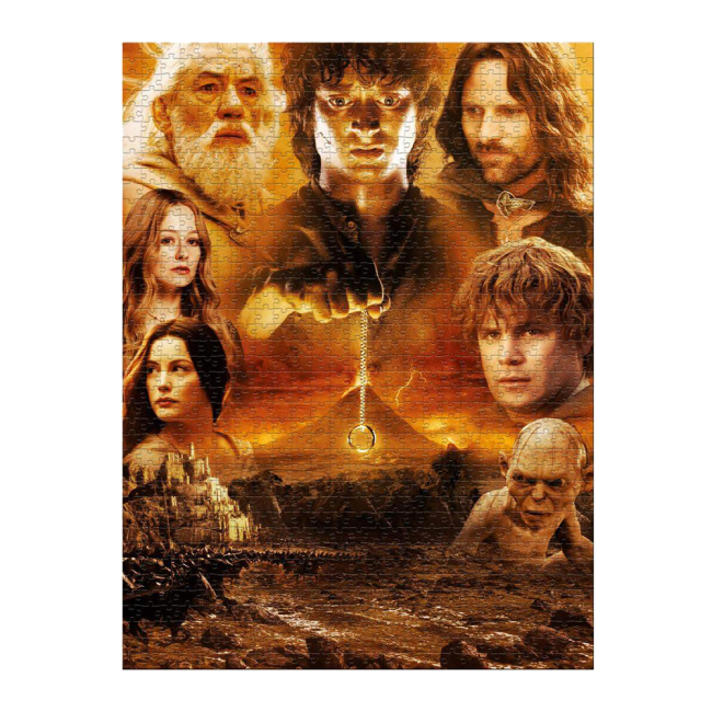 Пазлы - Пазл Winning Moves Властелин колец Mount Doom 1000 элементов (WM01819-ML1-6)#3