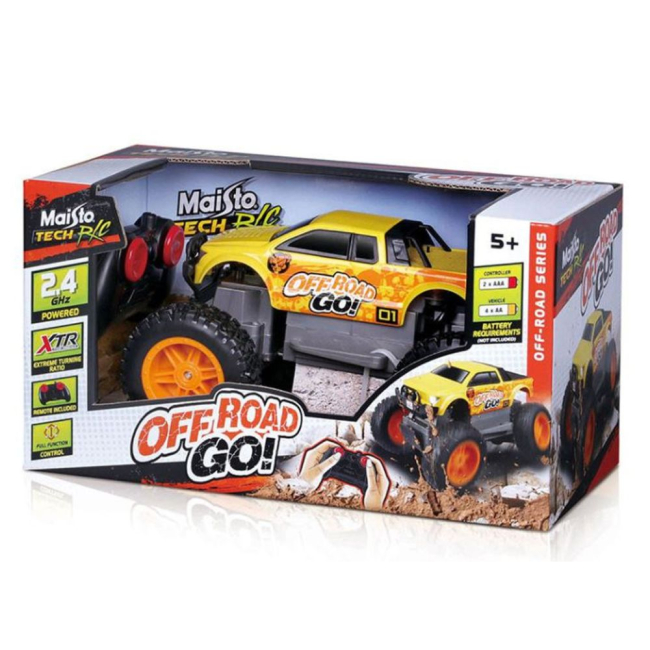 Радіокеровані моделі - Машинка на радіокеруванні Maisto Tech Off Road Go (82759 yellow)#2