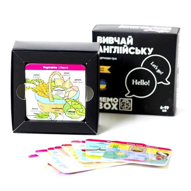 Настільні ігри - Настільна гра JoyBand MemoBox Delux Вивчай англійську (MBD104)#3
