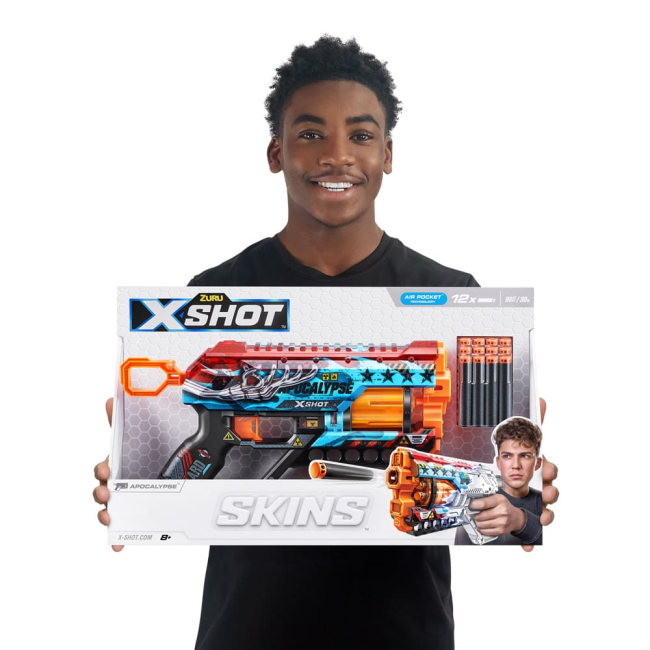 Помповое оружие - Скорострельный бластер X-Shot Skins Griefer  Apocalypse (36561E)#4