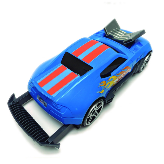 Паркинги и гаражи - Гоночный автомобиль-гараж Hot Wheels Синий 2 в 1 (HWCC15)#3