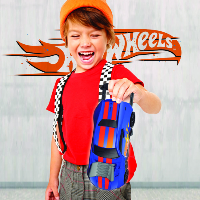 Паркинги и гаражи - Гоночный автомобиль-гараж Hot Wheels Синий 2 в 1 (HWCC15)#7