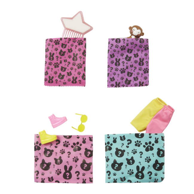 Куклы - Кукла Barbie Cutie Reveal Друзья из джунглей Обезьяна (HKR01)#5