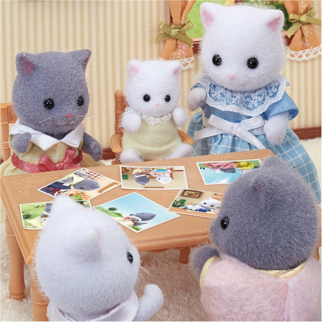 Фигурки животных - Фигурка Sylvanian Families Малыш Персидский котенок (5456)#3