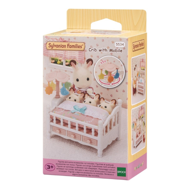 Аксессуары для фигурок - Игровой набор Sylvanian Families Детская кроватка для тройни (5534)#3