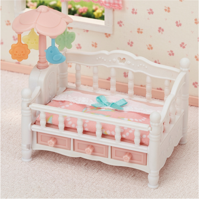 Аксессуары для фигурок - Игровой набор Sylvanian Families Детская кроватка для тройни (5534)#4