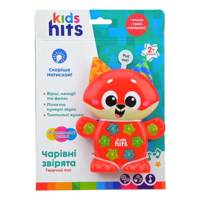 Развивающие игрушки - Музыкальная игрушка Kids Hits Очаровательные зверята Творческий лис (KH09/001)#2