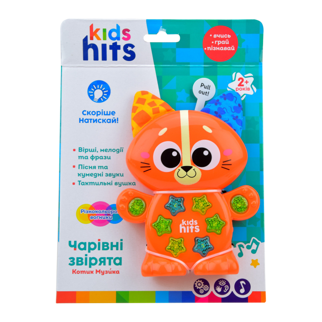 Розвивальні іграшки - Музична іграшка Kids Hits Чарівні звірята Котик музика (KH09/004)#2