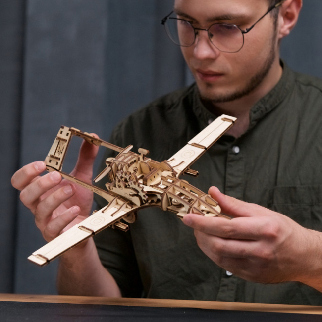 3D-пазли - Тривимірний пазл Ukrainian Gears Байрактар TБ2 (70189)#5