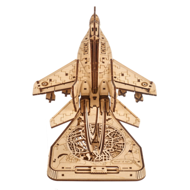 3D-пазли - Тривимірний пазл Ukrainian Gears Привид Києва (70191)#2