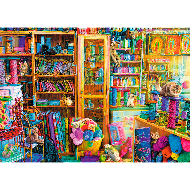 Пазлы - Пазлы Trefl Рай для кошек 2000 элементов (27113)#2