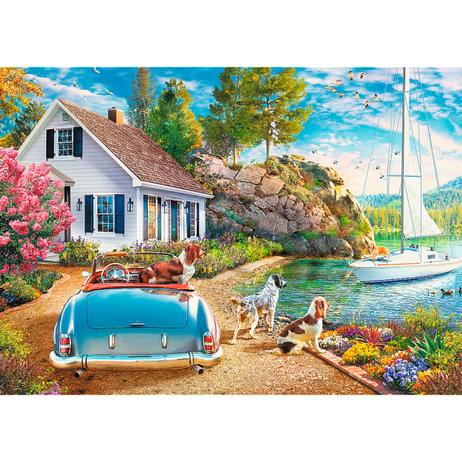 Пазлы - Пазлы Trefl Отпуск в гавани 2000 элементов (27124)#2