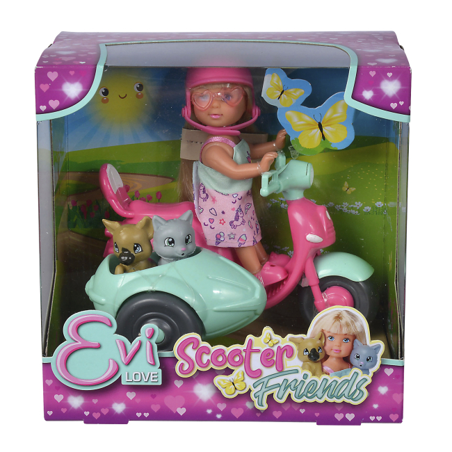 Куклы - Кукольный набор Steffi & Evi Love Эви Путешествие на скутере с друзьями (5733566)#2