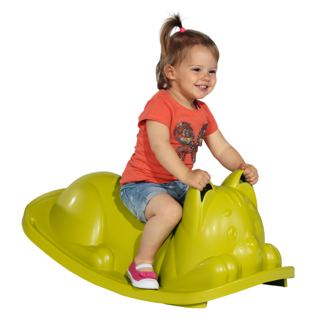 Игровые комплексы, качели, горки - Качалка Smoby Зеленый кот (830104)#2