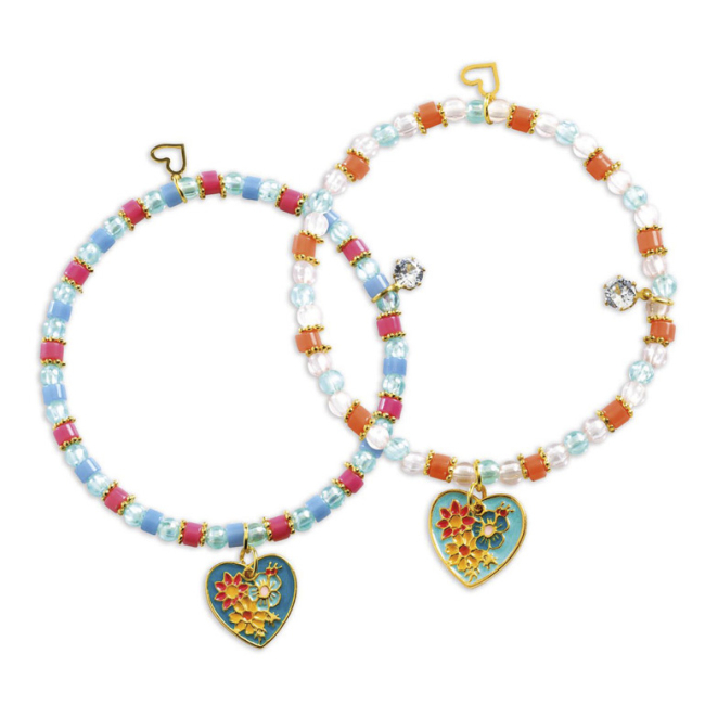 Набори для творчості - Набір для виготовлення браслетів DJECO Серця (DJ00010)#3