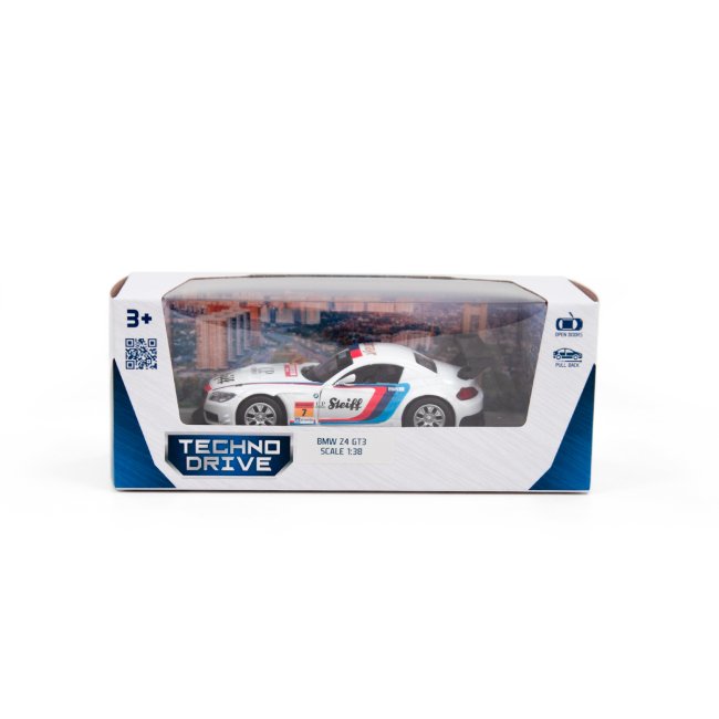 Автомоделі - Автомодель TechnoDrive BMW Z4 GT3 білий (250255)#9