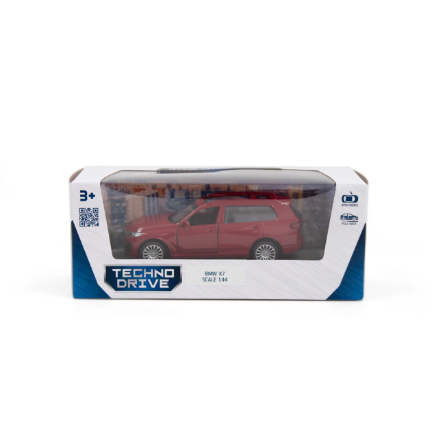 Автомоделі - Автомодель TechnoDrive BMW X7 червоний (250271)#9