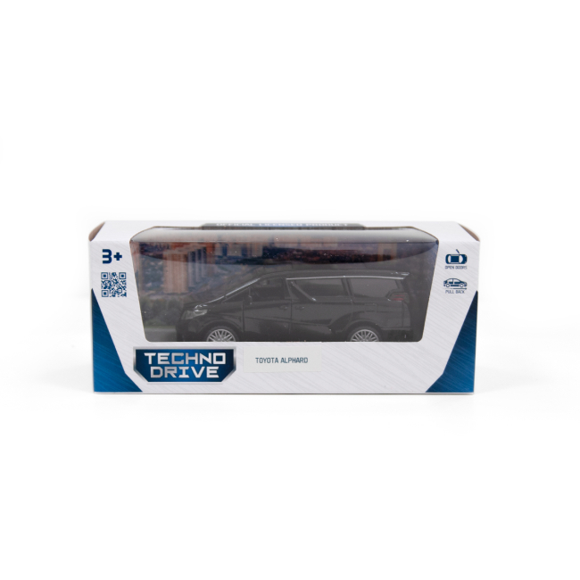 Автомодели - Автомодель TechnoDrive Toyota Alphard черный (250276)#9