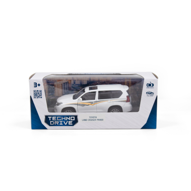 Автомоделі - Автомодель TechnoDrive Toyota Land Cruiser білий (250277)#9