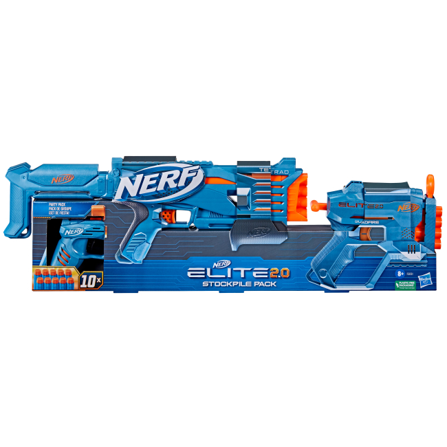 Помпова зброя - Набір іграшкових бластерів NERF Elite 2.0 Stockpile (F5031)#5
