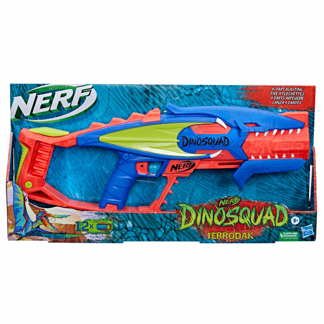 Помповое оружие - Игрушечный бластер NERF Dinosquad Terrodak (F6313)#2