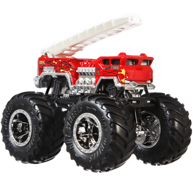 Автомоделі - Набір машинок Hot Wheels Monster Trucks Cunkster vs 5alarm (FYJ64/HLT69)#3