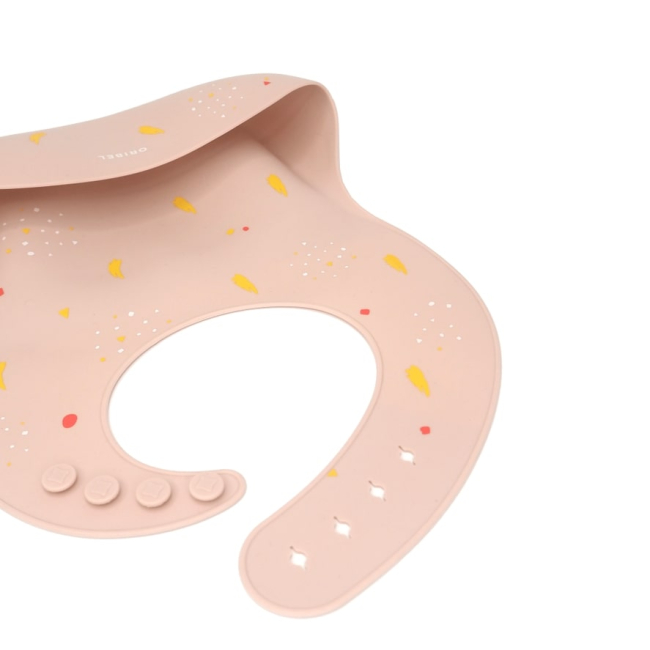 Товары по уходу - Слюнявчик Oribel Cocoon розовый (OR226-90013)#2