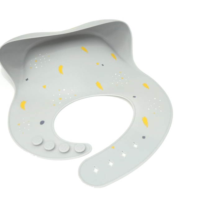 Товары по уходу - Слюнявчик Oribel Cocoon серый (OR227-90013)#2