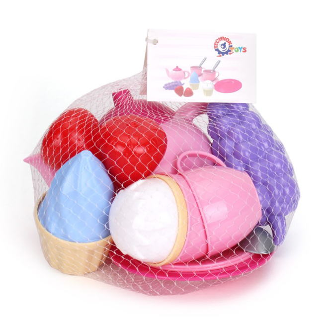 Дитячі кухні та побутова техніка - Ігровий набір Technok Набір посуду (7259)#2