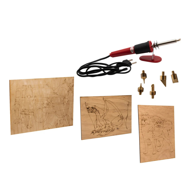 Набори для творчості - Набір для творчості Strateg Випалювання по дереву (846)#2