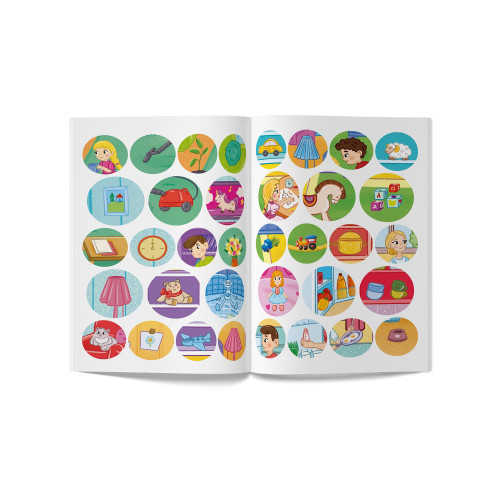 Розмальовки та актівітібуки (2-6 років) - Книжка «Інтерактивні наліпки Мій будинок» (9786175473733)#4