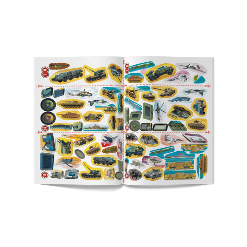 Раскраски и активитибуки (2-6 лет) - Книжка « Меганаліпки Військова техніка» (9786175473696)#4