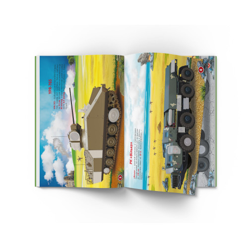 Раскраски и активитибуки (2-6 лет) - Книжка « Меганаліпки Військова техніка» (9786175473696)#5