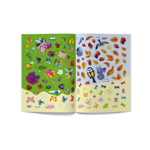 Розмальовки та актівітібуки (2-6 років) - Книжка « Меганаліпки Чарівні феї» (9786175473443)#5