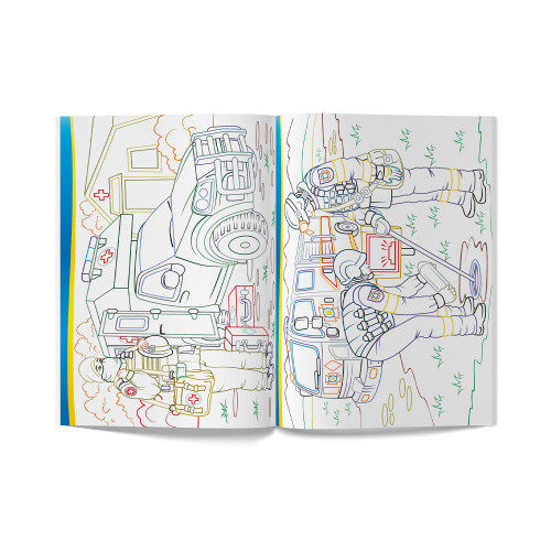 Товари для малювання - Розмальовка Crystal book Герої поряд (9786175473603)#3