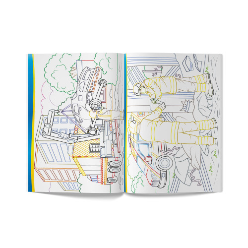 Товари для малювання - Розмальовка Crystal book Герої поряд (9786175473603)#4